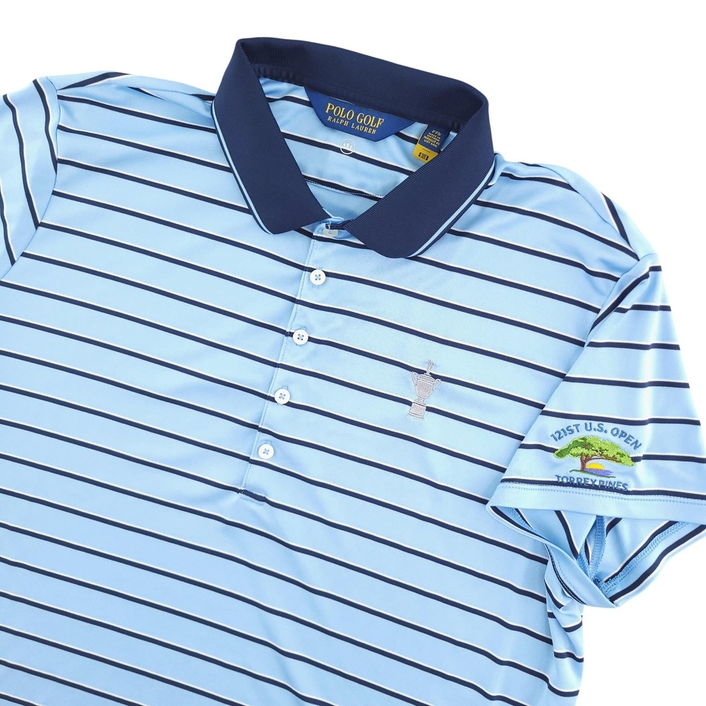 Polo Ralph Lauren 121st US Open Torrey Pines Shirt 2XL Blue Golf USGA